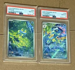 SEQUENTIAL PSA 10 Pokemon 2026 CRI EN Froakie #088 Frogadier #089 IR Holo Graded - Image 1