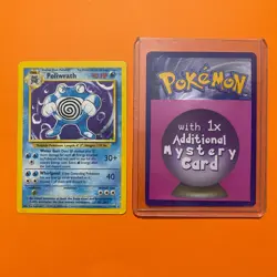 Poliwrath Holo Rare Base Set HP 13/102 Pokemon Card TCG English Heavy Play - Image 1