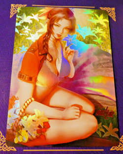 Final One Piece Waifu Anime LL Card Prism Holo Mirror Carte 7 Mint - Image 1