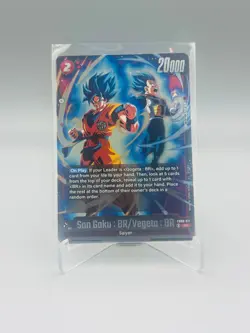 Son Goku: BR / Vegeta: BR FB09-011 SR Dragon Ball Super Fusion World Card - Image 1