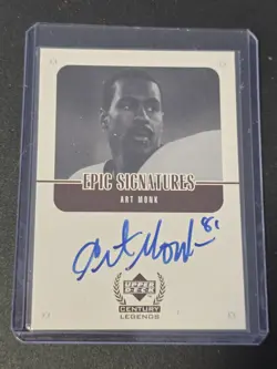 1999 Upper Deck Century Legends Epic Signatures Art Monk #AM Auto - Image 1