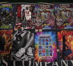 Custom Art Card Lot Sports Music Celebrity Style Jordan LeBron Megan Curry - Image 3