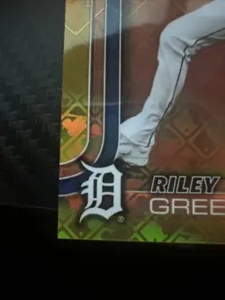 2025 Topps Chrome Logofractor Edition - Riley Greene, Riley Greene #34 Gold... - Image 4