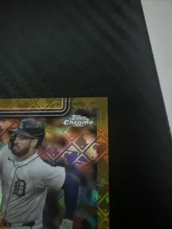 2025 Topps Chrome Logofractor Edition - Riley Greene, Riley Greene #34 Gold... - Image 5