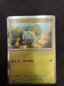 Pokemon TCG Bulbasaur SVP Black Star Promos SVP046 Holo Promo Promo Hd Swirl - Image 2