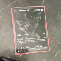 The Pokemon Company Zekrom ex 172/086 Sv: Black Bolt Full Art Holo Secret Rare - Image 1