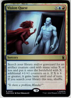 Vision Quest Foil 237 Marvel Super Heroes Magic the Gathering - Image 1