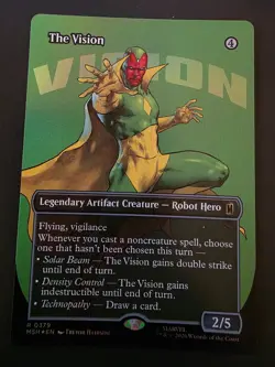 Magic the Gathering - Marvel super heroes - The Vision Foil 0379 - Image 1