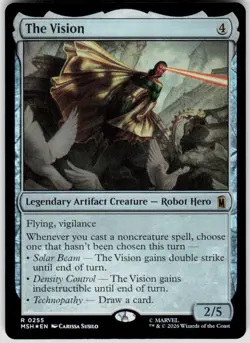 The Vision Foil 255 Marvel Super Heroes Magic the Gathering - Image 1