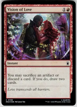 Vision of Love Foil 158 Marvel Super Heroes Magic the Gathering - Image 1
