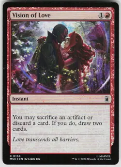 Vision of Love Foil 158 Marvel Super Heroes Magic the Gathering - Image 1