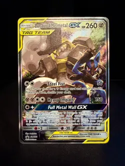 🔩Pokemon TCG Lucario & Melmetal GX SM192 Holo Promo Card NM+🔩 - Image 1