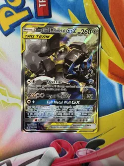Pokemon TCG Lucario & Melmetal GX SM192 Holo Black Star Promo Alt Art - Image 1