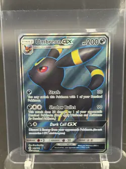POKEMON TCG 2017 Umbreon GX (Full Art) 142/149 SM Base Set Holo NM - Image 1