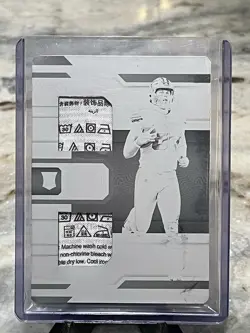 2023 Panini - National Treasures NT- Luke Schoonmaker 1/1 Laundry patch. - Image 1