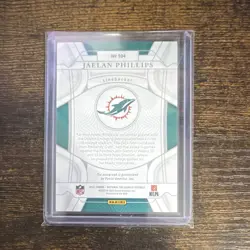 Panini 2021 National Treasures Jaelan Phillips Dolphins RC Auto #104 /49 - Image 2
