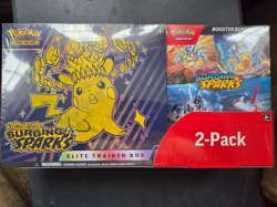 Pokemon Surging Sparks Costco 2-Pack - Elite Trainer Box (ETB) + Booster Bundle - Image 1