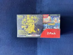 Pokemon SURGING SPARKS Elite Trainer Box Etb & Booster Bundle Costco 2 Pack - Image 1
