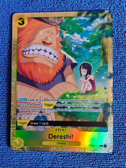 One Piece TCG | Dereshi! Event OP09-117 | Alt Art Promo | NM | English - Image 1