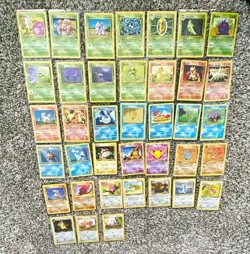Pokemon TCG WOTC Base Set & Team Rocket 38 Card Lot English LP-HP - Image 1