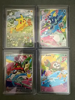 Pokemon TCG Promos 4-Card Holo Promo Lot, English: Pikachu - Image 1