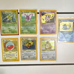Nintendo Pokemon TCG 1999 Jungle Set 48- Card Holo Lot Scyther Mr. Mime Vaporeon - Image 1