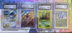 🔥 🔥 🔥 Pokemon TCG - Four CGC Graded Card Lot, All Mint +9.5! 🔥 🔥 🔥 - Image 1