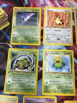 Pokemon TCG German Vintage 14 Card Lot Base ALL 1st Edition - Image 2