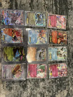 Pokemon TCG 163 Mixed Card Lot Holo/Foil Full Art Pikachu, Alakazam, hoopa tin - Image 3