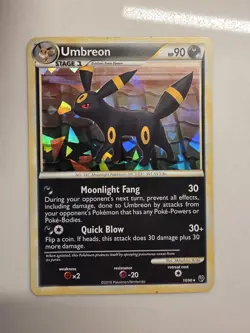 Pokemon TCG Umbreon & Espeon Holo 2-Card Lot Undaunted 10/90 2/90 English - Image 3