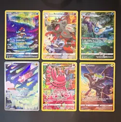 Pokemon TCG 6 Card Lot Holo Full Art Keldeo Hisuian Arcanine Vaporeon - Image 1