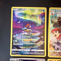Pokemon TCG 6 Card Lot Holo Full Art Keldeo Hisuian Arcanine Vaporeon - Image 2
