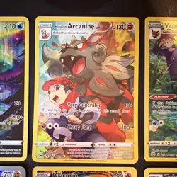 Pokemon TCG 6 Card Lot Holo Full Art Keldeo Hisuian Arcanine Vaporeon - Image 3