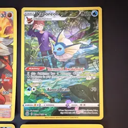 Pokemon TCG 6 Card Lot Holo Full Art Keldeo Hisuian Arcanine Vaporeon - Image 4