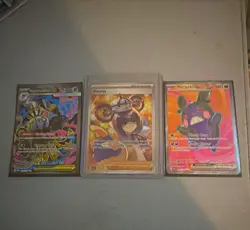 Pokemon TCG Shrouded Fable 3 card lot Mewtwo ex Morpeko ex Gwyn Holo - Image 1
