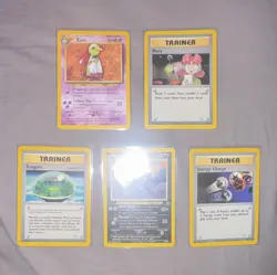 Pokemon TCG Neo Discovery 2001 5-Card Lot Xatu Umbreon Mary Ecogym English - Image 1