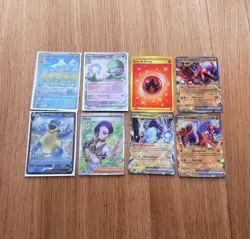 Pokemon TCG 7-Card Mixed Lot Holo Standard Koraidon ex Miraidon ex Blastoise - Image 1