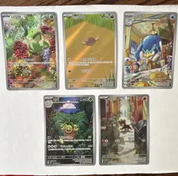 Nintendo Pokemon TCG Korean Holo Alternate Art 5-Card Lot sv1a M1S - Image 1
