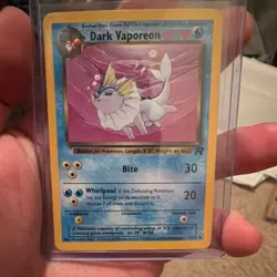 Pokemon TCG Team Rocket 4 Card Lot Eevee Dark Vaporeon Jolteon Flareon 1999 - Image 4