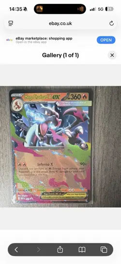 **LANI**Pokemon TCG 10 Card Lot EX/Mega EX Holo English PBL EN Darkrai Charizard - Image 5