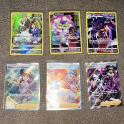 Nintendo Pokemon TCG 6-Card Lot Holo Full Art Passimian Spiritomb Malamar - Image 1