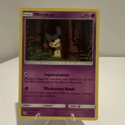 Pokemon TCG Pikachu & Mimikyu 2-Card Lot Team Up/Sun & Moon 044/203 96/236 EN - Image 3