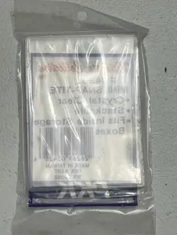 (50) Clear Standard Card Snap-Tite Holders Stackable Cases - BRAND NEW SEALED - Image 3