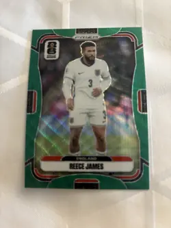 2026 Panini Prizm FIFA World Cup Reece James England Green Wave /5 - Image 1