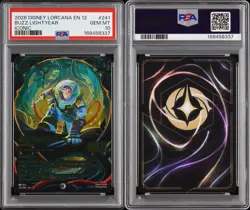 Disney Lorcana Buzz Lightyear - Jungle Ranger Iconic Foil 241/204 PSA 10 - Image 3