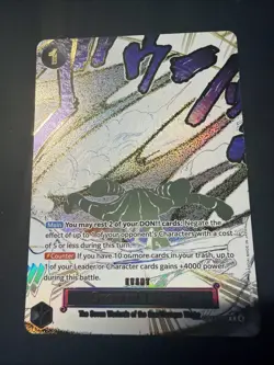 Ground Death (Alternate Art) OP14-096 The Azure Sea's Seven Foil - Image 1