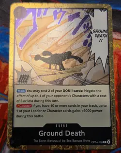 Ground Death - OP14-096 - The Azure Sea's Seven - R - NM - Image 1