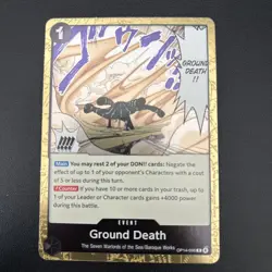 Ground Death Foil OP14-096 The Azure Sea's Seven One Piece English - Image 1