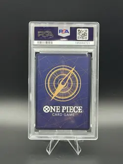 2026 One Peice Ground Death (Alt Art) OP14-096 The Azure Sea's Seven Foil PSA 10 - Image 2