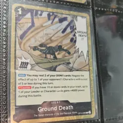 Ground Death OP14 OP14-096 Foil R NM The Azure Sea's Seven - Image 2